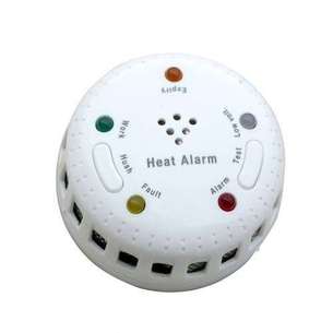 Battery Operated Heat Detector c/w 2x AAA Batteries
