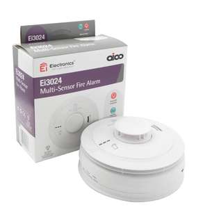 AICO EI3024 MULTI SENSOR COMBINED FIRE ALARM (OPTICAL + HEAT) + 10 YR RECHARGEABLE LITHIUM BACK UP