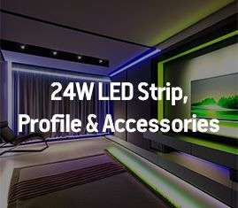 24V LED Strip, Profile & Accessories