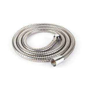 1.75m LARGE BORE D/LOCKING STAINLESS STEEL SHOWER HOSE